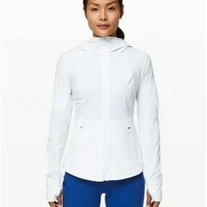 Lululemon Mist Over Windbreaker Hooded Jacket Size 8